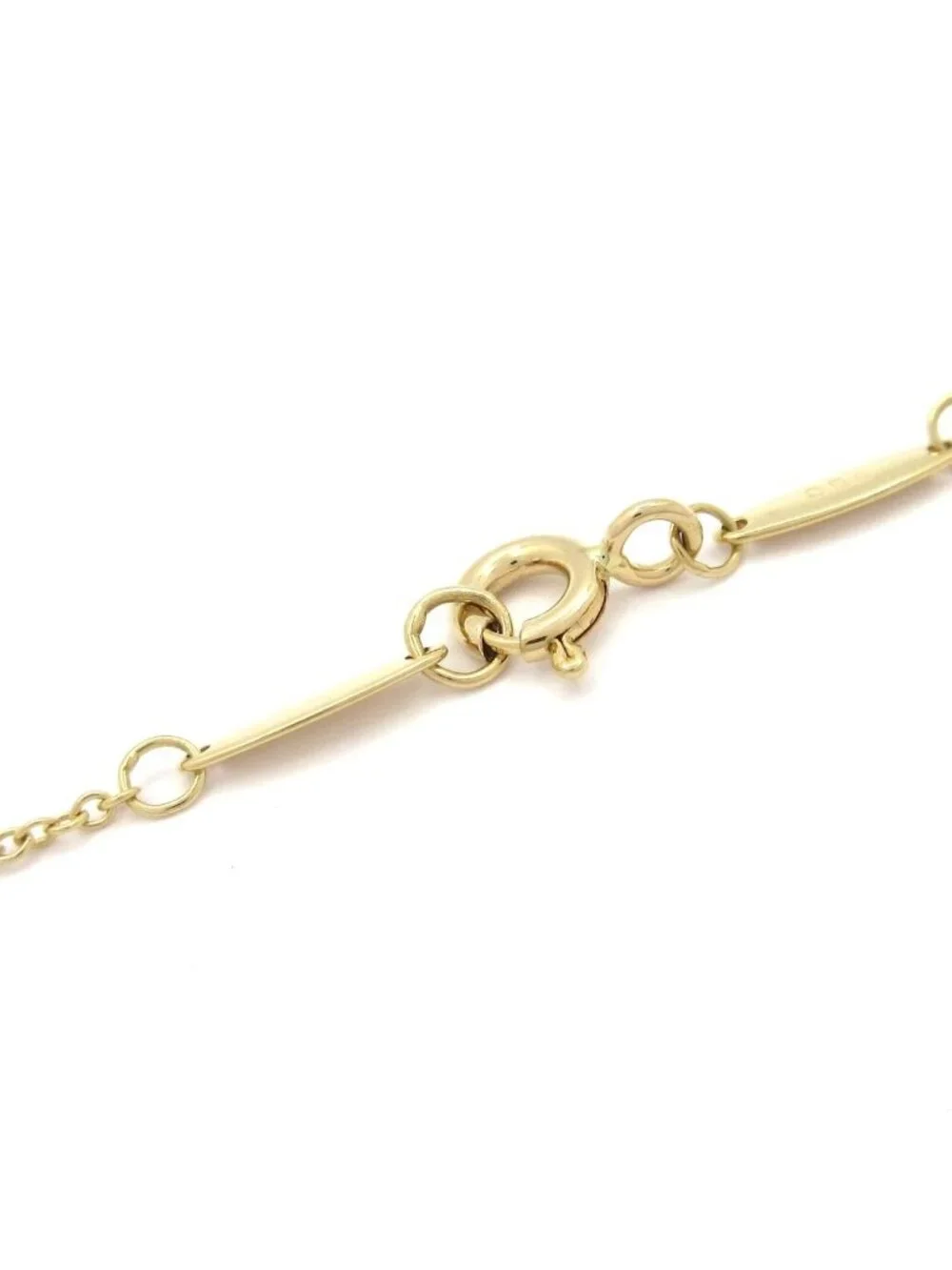 Tiffany & Co Necklace Diamond by the Yard 18k Yellow Gold 0.1 Carat